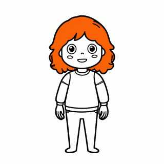 Lucy Wilde para colorir