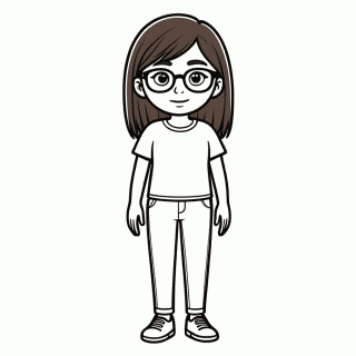 Margo De Oculos para colorir