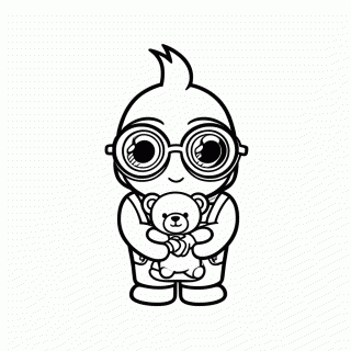 Minion Bob para colorir