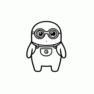 Minion Stuart — Minions / Meu Malvado Favorito para Colorir