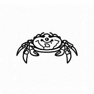 Tamatoa Caranguejo — Moana para Colorir