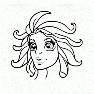 Celia para colorir