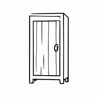 Porta Mágica para colorir