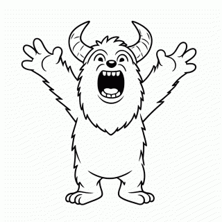 Sulley Rugindo para colorir