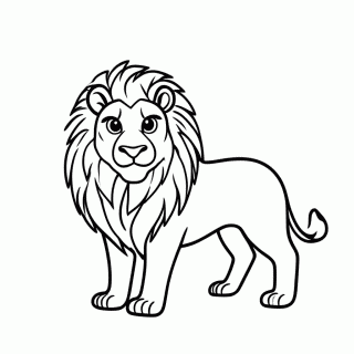 Mufasa Rei para colorir