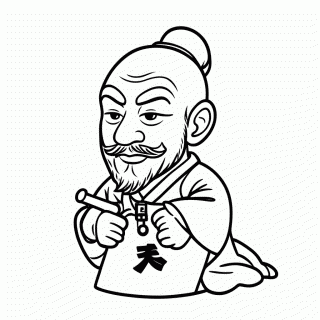 Chi Fu Conselheiro para colorir