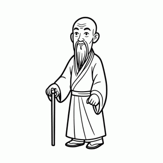 Fa Zhou Pai para colorir