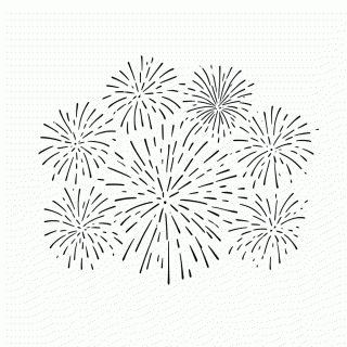 Foguetes De Festa para colorir