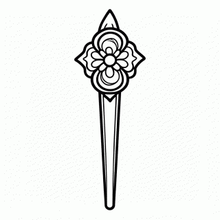 Laque De Cabelo — Mulan para Colorir