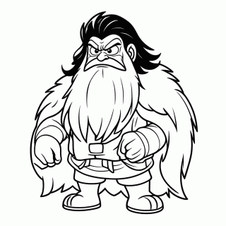 Shan Yu Vilao para colorir