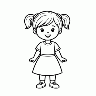 Lila para colorir