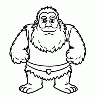 Grug para colorir