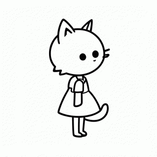 Candy Gata para colorir