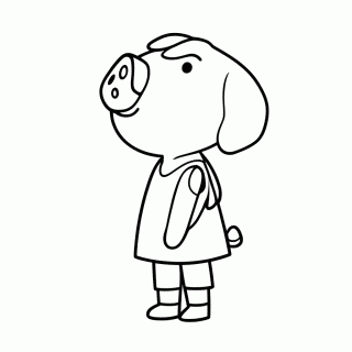Peppa para colorir