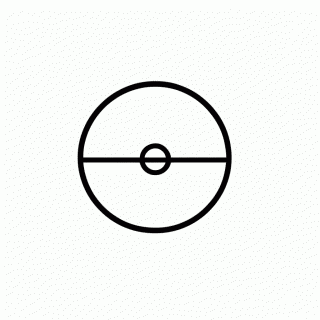 Pokébola para colorir