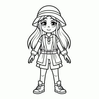 Raya para colorir