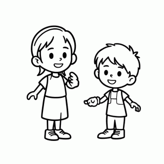 Luna e Júpiter para colorir