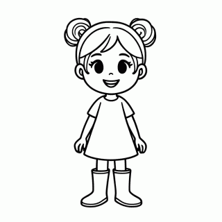 Luna para colorir