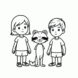 A Turma da Luna para colorir