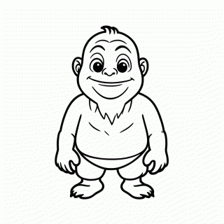 Shrek Ogro — Shrek para Colorir