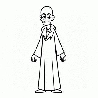 Gargamel para colorir