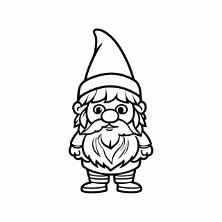 Papai Smurf para colorir