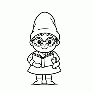 Smurf Gênio para colorir