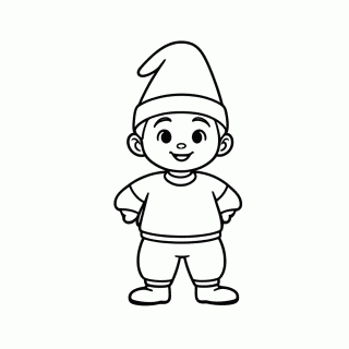 Smurf para colorir