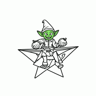 Duende Verde — Homem-Aranha para Colorir