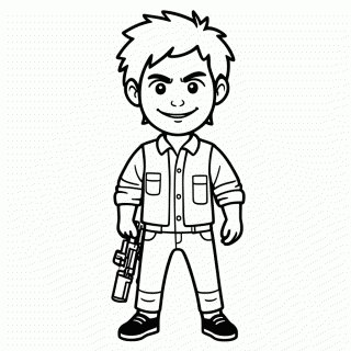 Han Solo para colorir