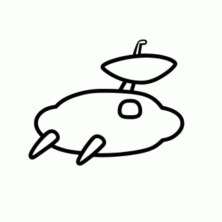 Milenium Falcon para colorir