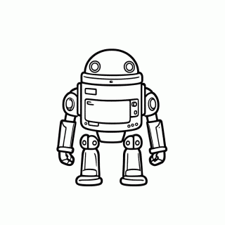 R2d2 para colorir
