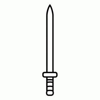 Sabre De Luz para colorir