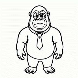 Donkey Kong para colorir