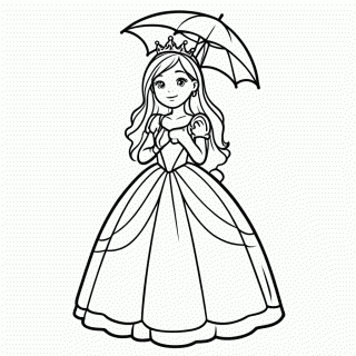 Princesa Peach para colorir