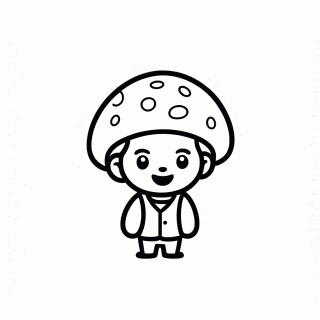 Toad para colorir