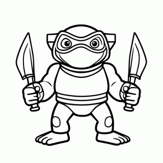 Raphael para colorir