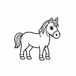 Bullseye Cavalo — Toy Story para Colorir