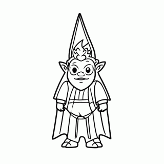 Rainha Essence — Trolls para Colorir
