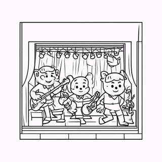 Show De Troll para colorir