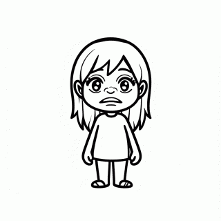 Smidge Trollzinha para colorir