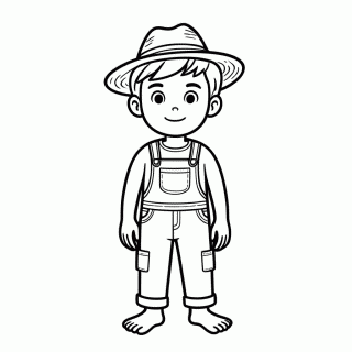 Chico Bento para colorir