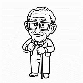 Carl para colorir