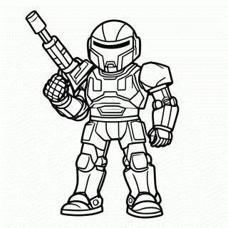 War Machine para colorir