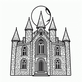 Academia Nevermore para colorir