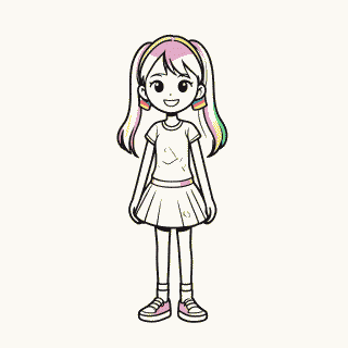 Enid Werewolf para colorir
