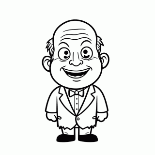 Tio Feldjef para colorir
