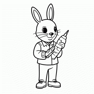 Judy com Gravador para colorir