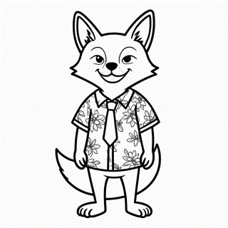 Nick Raposa para colorir