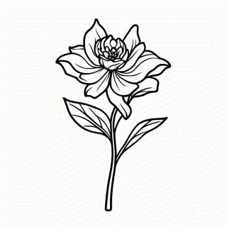 Flor Flor Passiflora para colorir